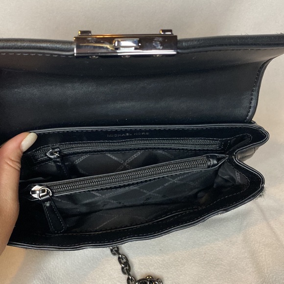 $598 RETAIL NWOT Michael Kors SoHo Quilted Animal Print Calf Hair Shoulder Bag - Picture 9 of 11